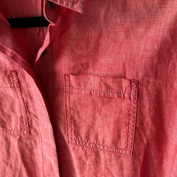 Lands' End Vibrant Red Shirt - Picture 4 of 10